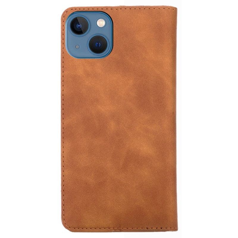 θηκη κινητου iPhone 14 Plus Θήκη Flip Faux Leather Elegance